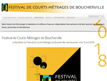 Tablet Screenshot of festival-courts-metrages.com